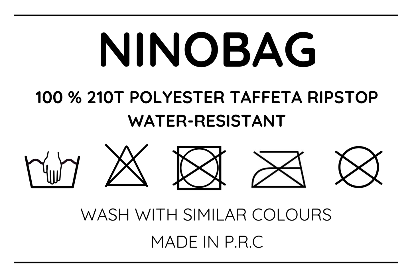 Vierteiliges Taschenset